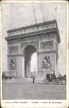 CPA Paris L'Arc de Triomphe