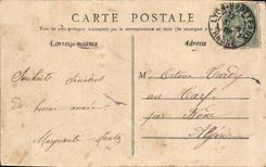 CPA Lyon Place Bellecour et coteau de Fourvieres