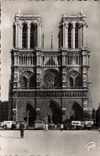CPM Paris Facade de Notre Dame Cathedrale