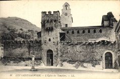 VINTAGE POSTCARD Holy Luz Saver the Church Of Templiers