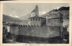 CPA Luz Eglise Des Templiers