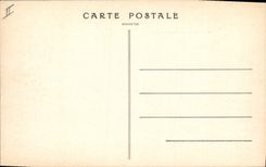 VINTAGE POSTCARD Neuilly Under Clermont Conumanderie Seen On the court