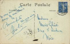 VINTAGE POSTCARD Vence Ruins De I' Ancienne Commanderie Of Templiers