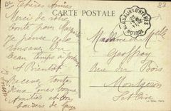 VINTAGE POSTCARD Dimension Of Azure Hyeres Old woman Tower De I' Town hall Of Templiers