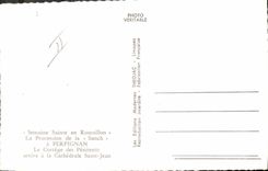 MODERN CARD Perpignan Holy Week in Roussillon the procession of Sanch the procession of the penitent ones