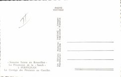 MODERN CARD Perpignan Holy Week in Roussillon the procession of Sanch the procession of penitent in Castillet