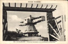 VINTAGE POSTCARD Savoy Aix les Bains turning Solarium seen boulevard Archpriest
