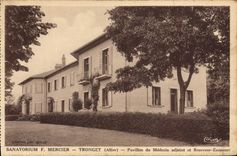 VINTAGE POSTCARD Sanatorium F Draper Tronget House of the assistant doctor and Sparing receiver