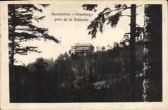 VINTAGE POSTCARD Altenberg Sanatorium close to Schlucht