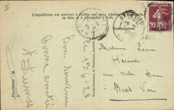 VINTAGE POSTCARD Guiche the sanatorium frontage of the South