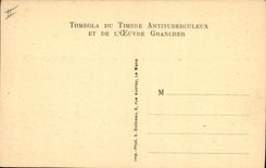 Sanatorio de la POSTAL de la VENDIMIA de Parigne el obispo Refectory de las mujeres