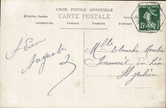 VINTAGE POSTCARD Nurse Soldier militaria Red Cross medal