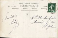 VINTAGE POSTCARD Nurse Red Cross Militaria Soldier