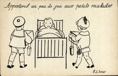 CPA Croix Rouge Enfant 