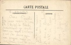 VINTAGE POSTCARD Canteen of Courneuve Aubervilliers Nurse Red Cross