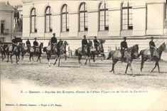 VINTAGE POSTCARD Horse Horsemanship Hippisme Saumur Taken again of the riders