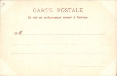 Jinetes de Hippisme Saumur de la equitación del caballo de la POSTAL de la VENDIMIA en el gran comportamiento 1899