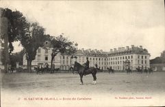 CPA Cheval Equitation Hippisme Saumur Ecole de cavalerie 