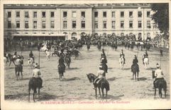 CPA Cheval Equitation Hippisme Saumur Carrousel Reprise de sauteurs 