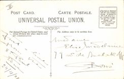 VINTAGE POSTCARD Boat Steamer American Line SMSS St Paul passing the needles