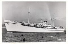 CPA Bateau Paquebot Skaugum