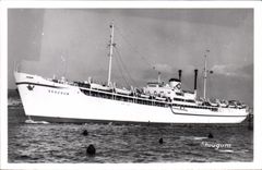 CPA Bateau Paquebot Skaugum