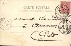 VINTAGE POSTCARD Boat Steamer Le Havre Transatlantic Savoy leaving the port