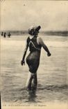 CPA Maillots de bains Femme Boulogne sur mer Une baigneuse 