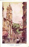 VINTAGE POSTCARD Fantasy Toulon Illustrator the cathedral