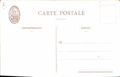 VINTAGE POSTCARD Fantasy Toulon Illustrator the town hall Caryatid of Puget