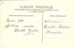 VINTAGE POSTCARD Fantasy Vindier Illustrator the Parisian one in 1909 Car Diamond