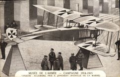 CPA Militaria Paris Musee de l'armee Aviatik allemand pris a Jonchery Bataille de la Marne 