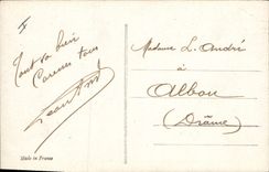 VINTAGE POSTCARD Militaria Plane For the fatherland