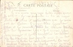 VINTAGE POSTCARD Militaria a taube flying over the surroundings of Paris