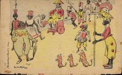 CPA Fantaisie Illustrateur Neziere Negres