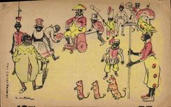 CPA Fantaisie Illustrateur Neziere Negres