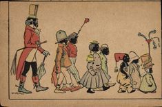 CPA Fantaisie Illustrateur Neziere Negres