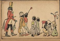 CPA Fantaisie Illustrateur Neziere Negres