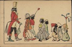 CPA Fantaisie Illustrateur Neziere Negres