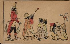 CPA Fantaisie Illustrateur Neziere Negres