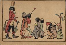 CPA Fantaisie Illustrateur Neziere Negres