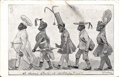 VINTAGE POSTCARD Fantasy Neziere Illustrator the civil and military house