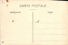 Medio de transporte del folklore de Pyrenees de la POSTAL de la VENDIMIA en la mula del asno de la alta montaña