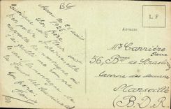 CPA Folklore Pyrenees Type de paysan pyreneen Ane mule