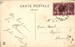 CPA Folklore Pyrenees Types du St Gironnais Jeune femme de Bethmale 