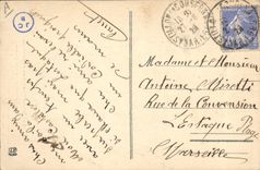 CPA Folklore Pyrenees Un couple Bethmalais Ariege