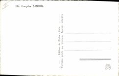 CPM Cinema Francoise Arnoul