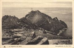 CPA Pointe Du Raz La Baie Vue generale et cote Nord
