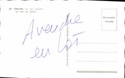 CPM Toulon Le Littoral Un Coin Du Jardin