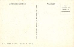 CPA Coucher de soleil